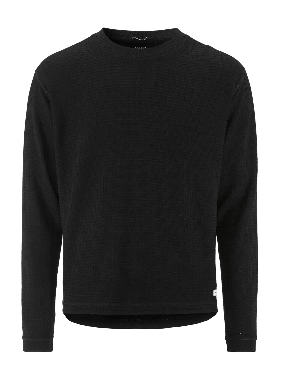 Men's Wool Waffle RN - Black