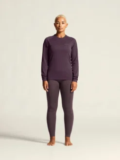 Women's Active Comfort LS 2 - DK PLUM