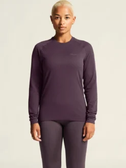 Women's Active Comfort LS 2 - DK PLUM