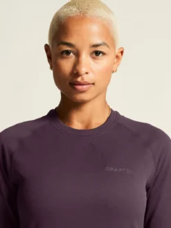 Women's Active Comfort LS 2 - DK PLUM