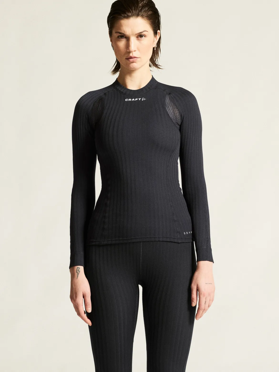 Women's Active Extreme X CN LS - Black