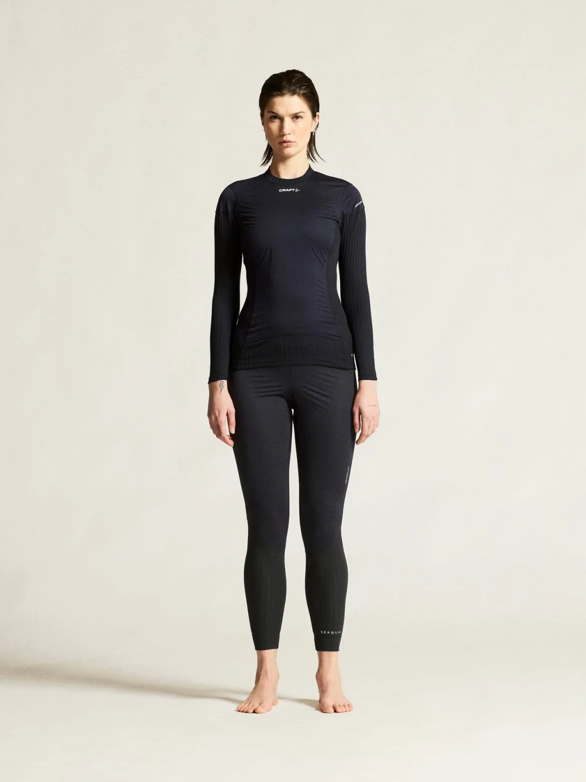 Women's Active Extreme X Wind Baselayer - Black/Granite