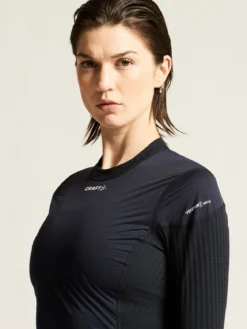 Women's Active Extreme X Wind Baselayer - Black/Granite