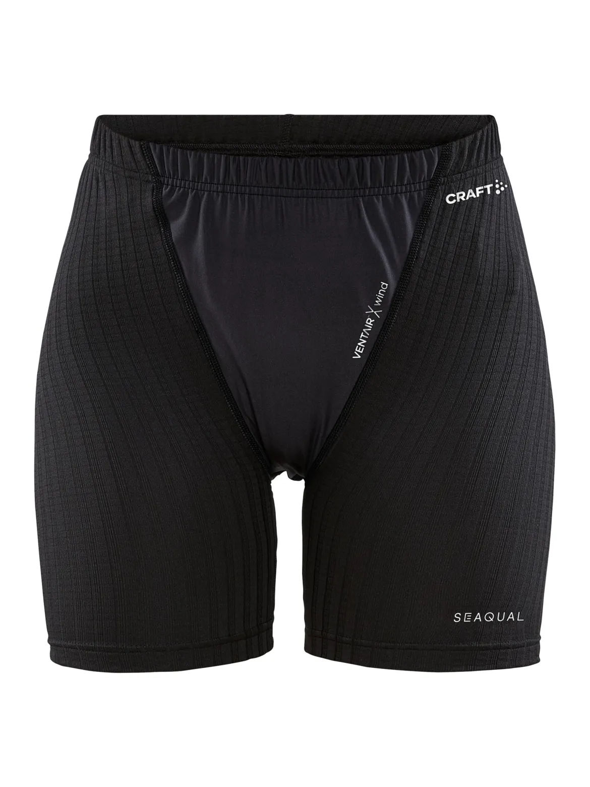 Women's Active Extreme X Wind Boxer Baselayer - Black/Granite