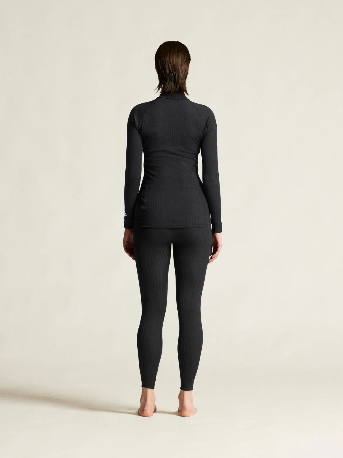 Women's Active Extreme X Zip Baselayer - Black