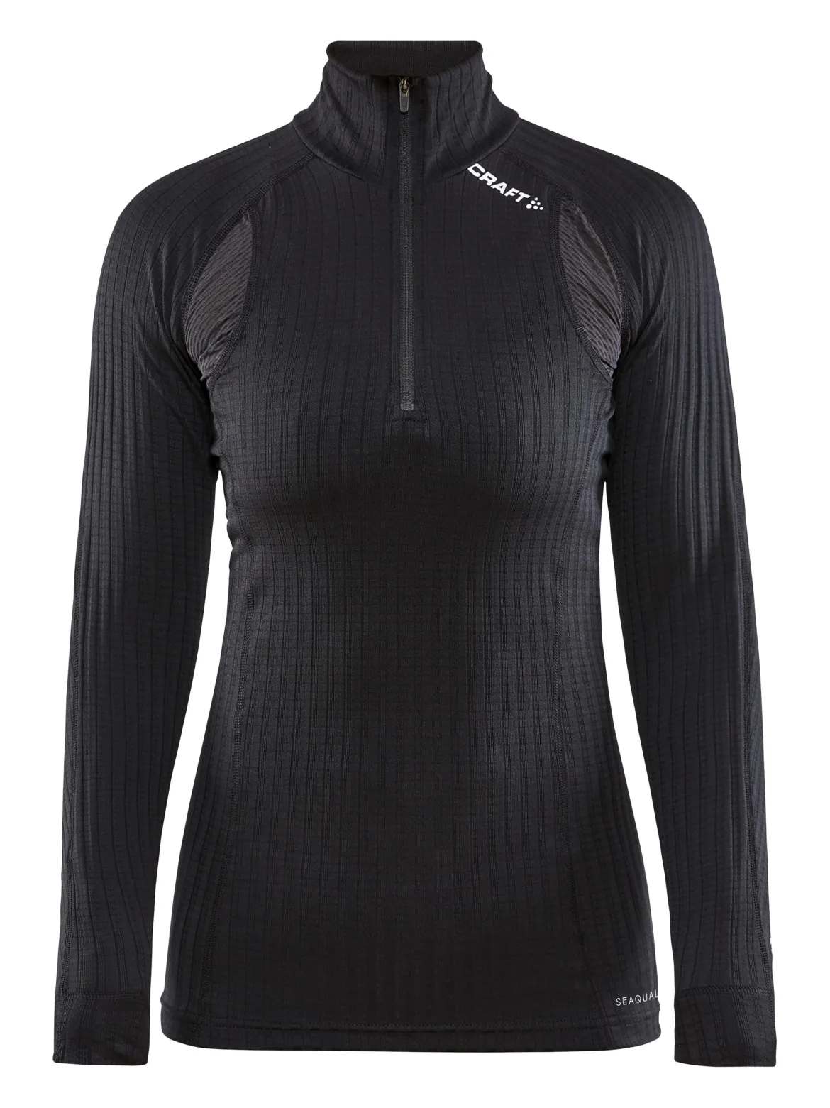 Women's Active Extreme X Zip Baselayer - Black