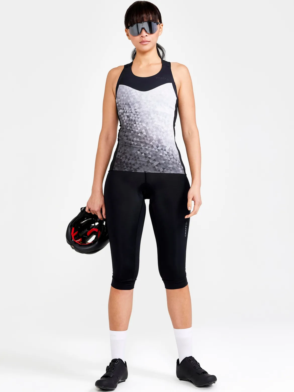 Women's ADV Endur Cycling Singlet - MULTI/BLACK