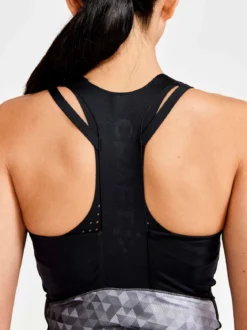 Women's ADV Endur Cycling Singlet - MULTI/BLACK
