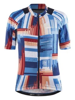 Women's ADV Endur Graphic Cycling Jersey - BLAZE/MULTI