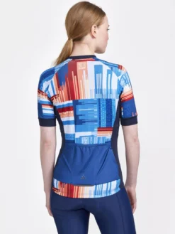 Women's ADV Endur Graphic Cycling Jersey - BLAZE/MULTI