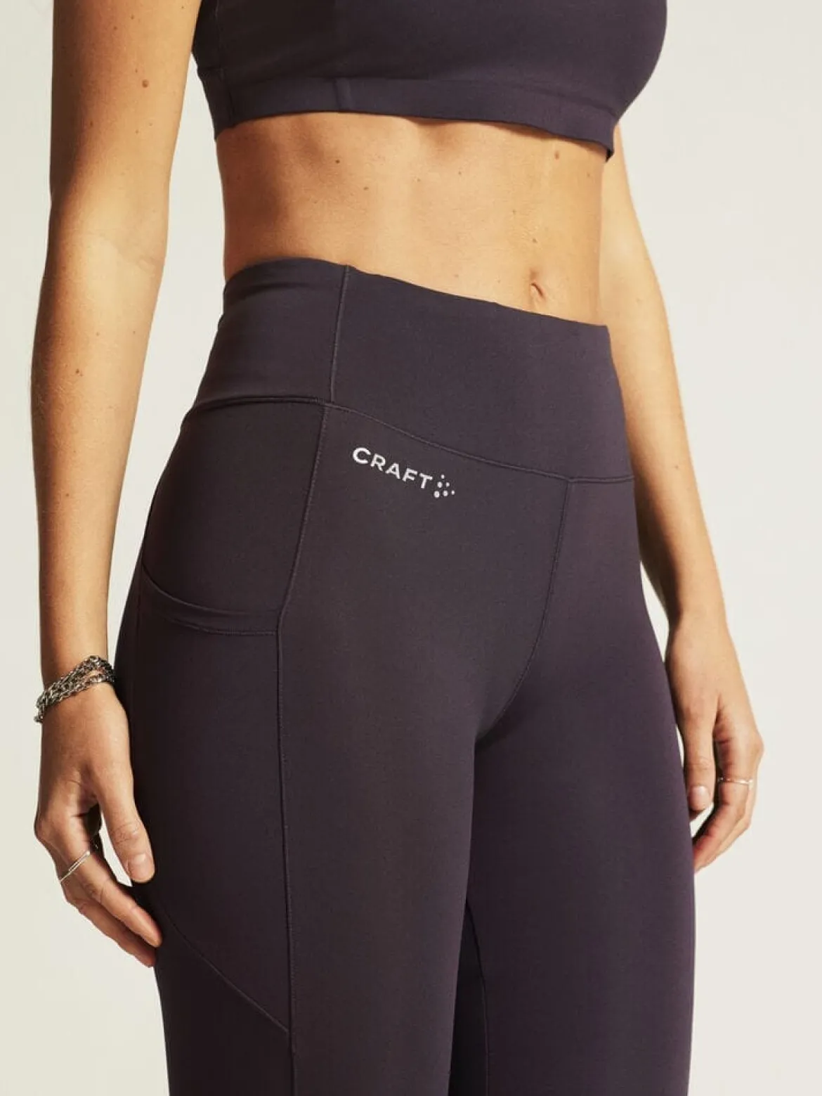 Women's ADV Essence Capri Training Tights 2 - DK Plum