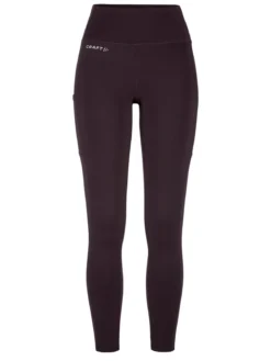 Women's ADV Essence High Waist Warm Tights - DK PLUM