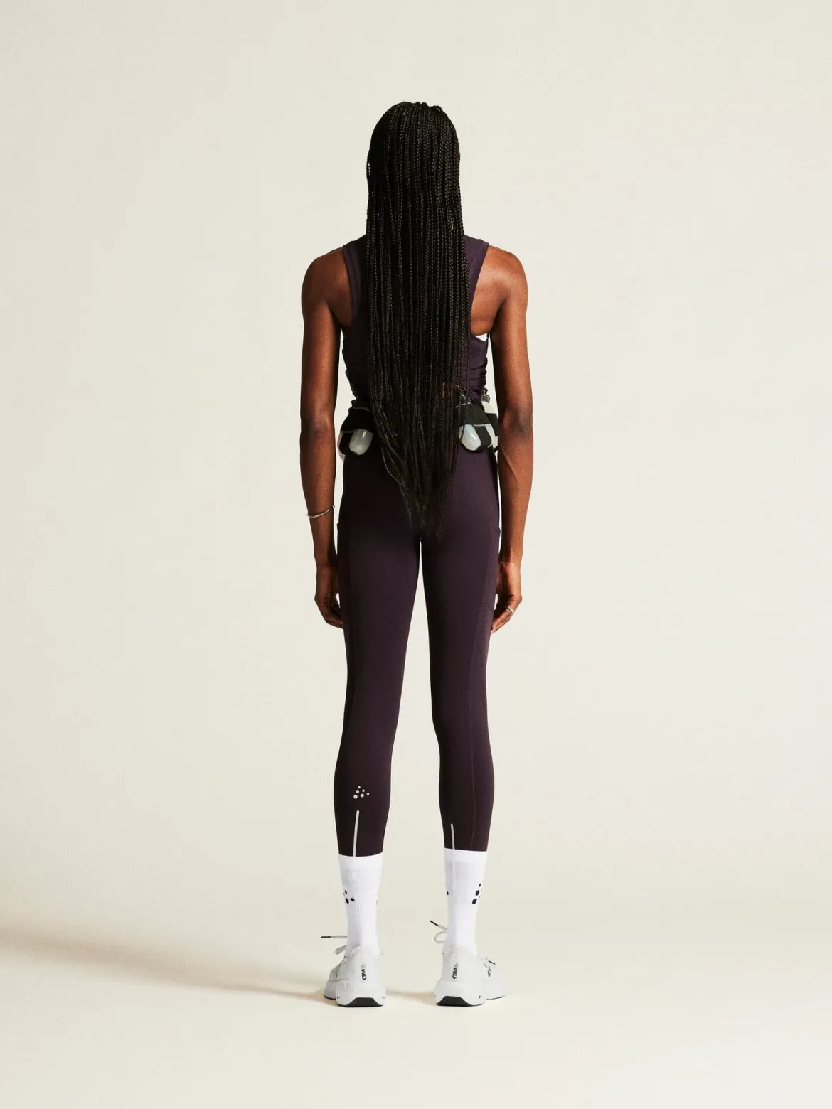 Women's ADV Essence High Waist Warm Tights - DK PLUM
