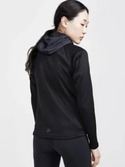 Women's ADV Essence Jersey Hood Jacket - Black