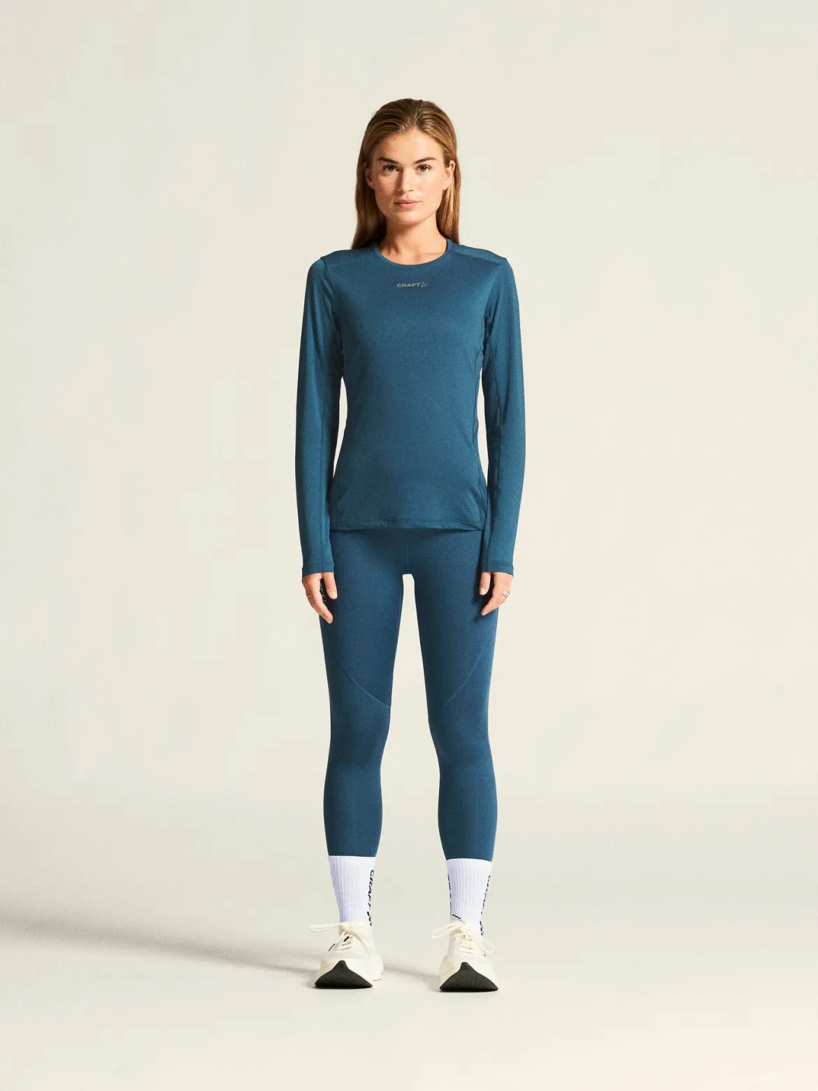 Women's Adv Essence LS Tee 2 - ENSIGN