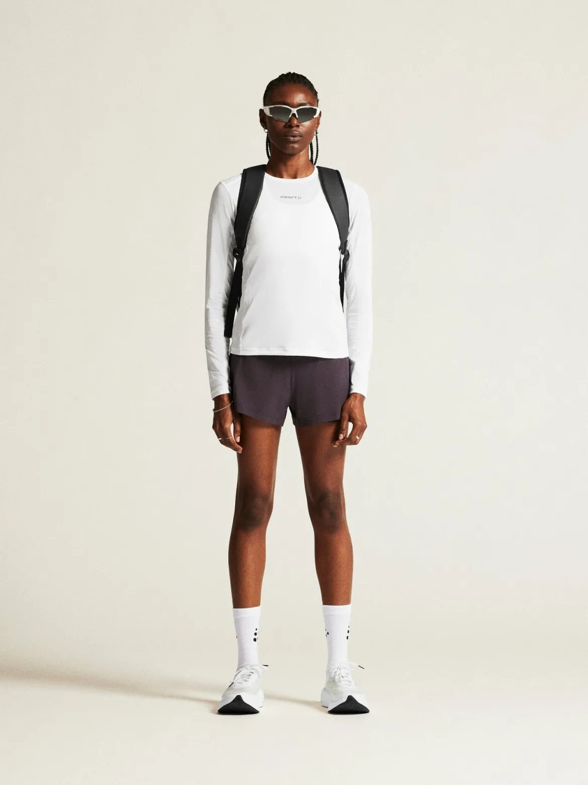 Women's Adv Essence LS Tee 2 - White