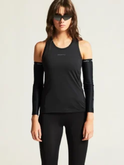 Women's Adv Essence Singlet 2 - Black