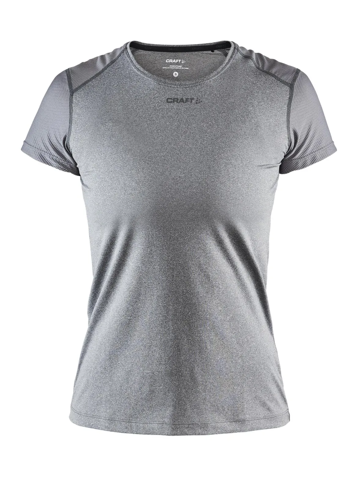 Women's ADV Essence SS Slim Tee - Dk Grey Melange