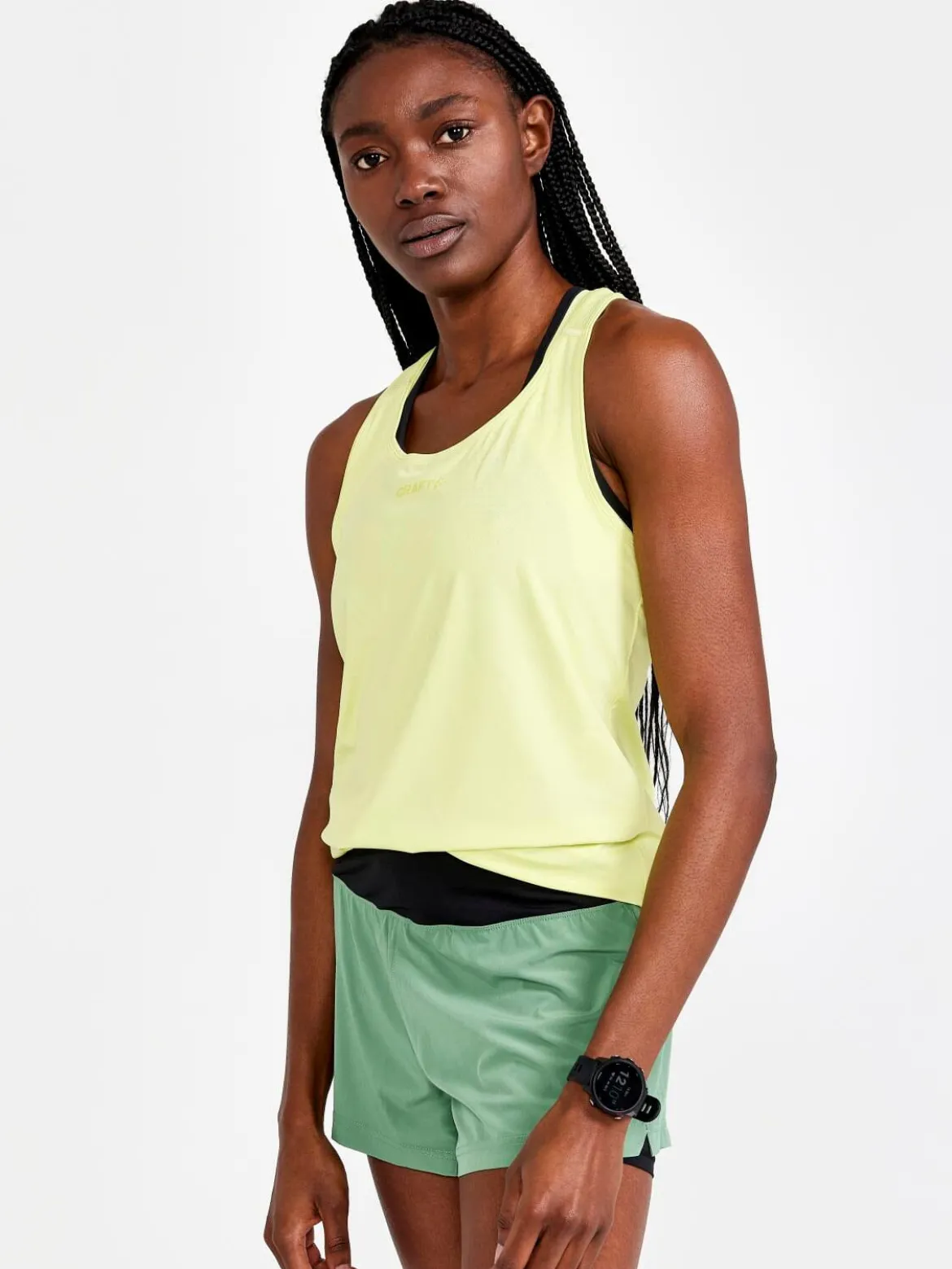 Women's ADV Essence Training Singlet - GIALLO