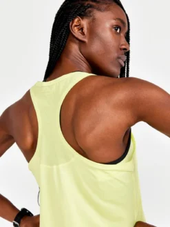 Women's ADV Essence Training Singlet - GIALLO