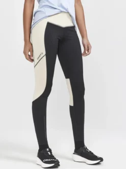 Women's ADV Essence Warm Tights - BLACK-ECRU