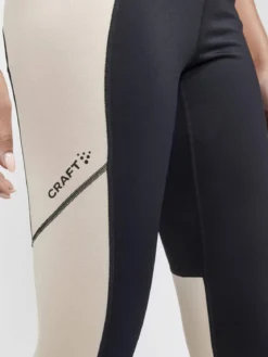 Women's ADV Essence Warm Tights - BLACK-ECRU