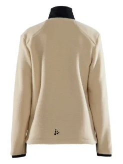 Women's ADV Explore Pile Fleece Jacket - ECRU-BLACK