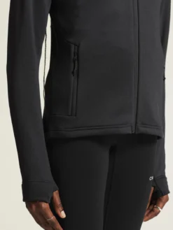 Women's ADV Explore Power Fleece Hood Jacket - Black