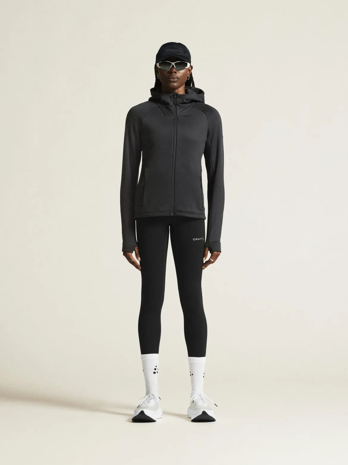 Women's ADV Explore Power Fleece Hood Jacket - Black
