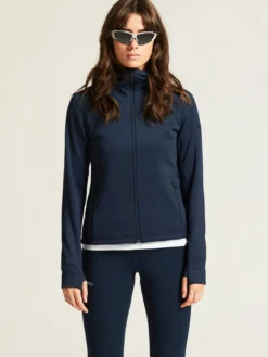 Women's ADV Explore Power Fleece Hood Jacket - Blaze