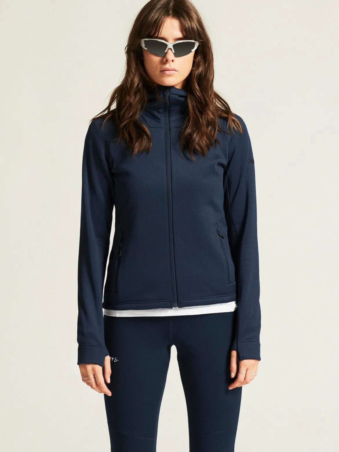 Women's ADV Explore Power Fleece Hood Jacket - Blaze