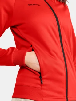 Women's ADV Full-Zip Hood - Bright Red