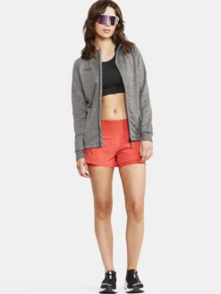 Women's ADV Full-Zip Hood - Dk Grey Melange