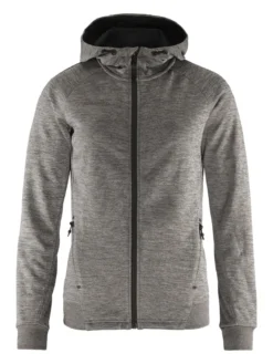 Women's ADV Full-Zip Hood - Dk Grey Melange
