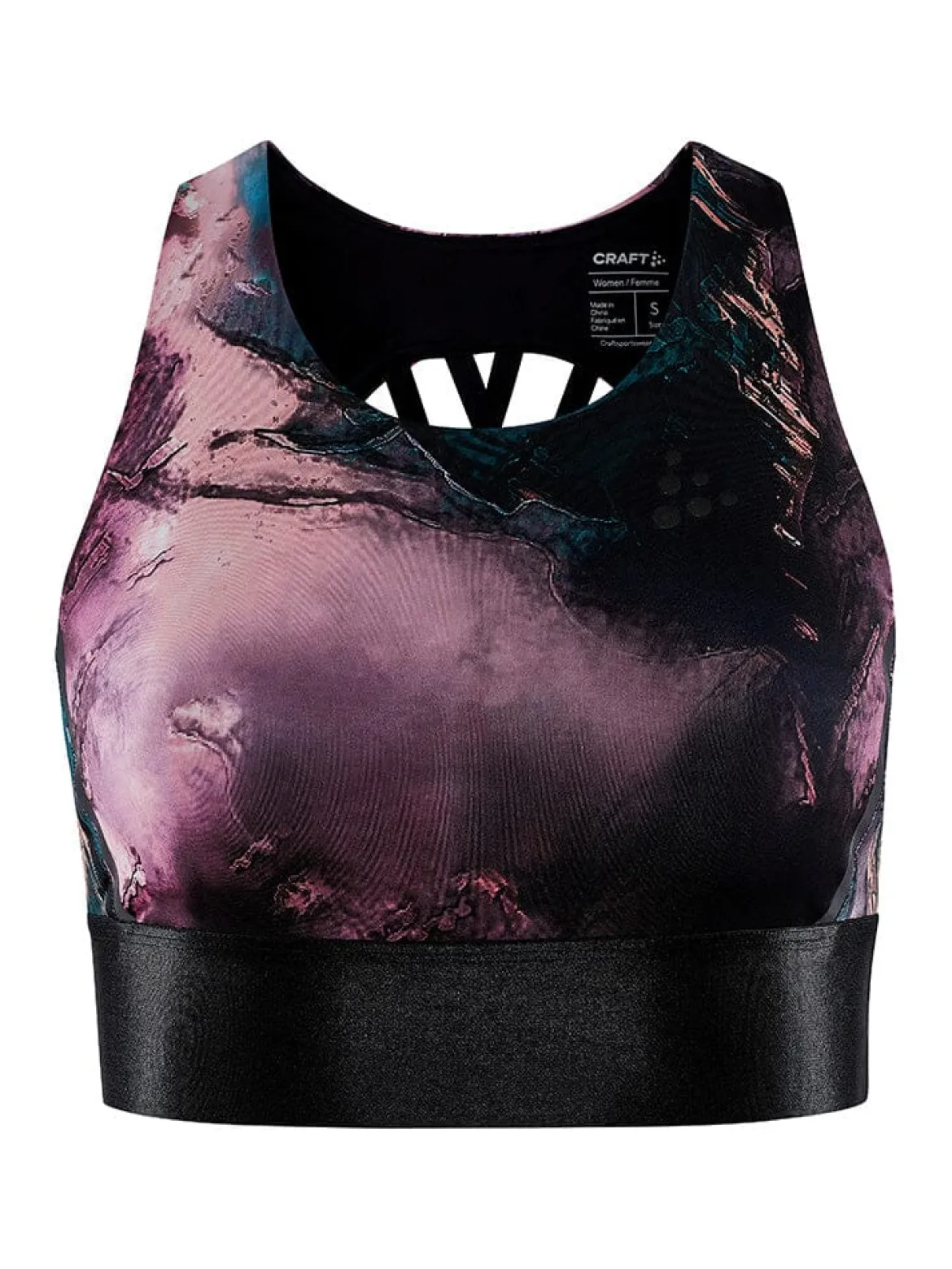 Women's ADV Hit Sport Top - BLACK/MULTI