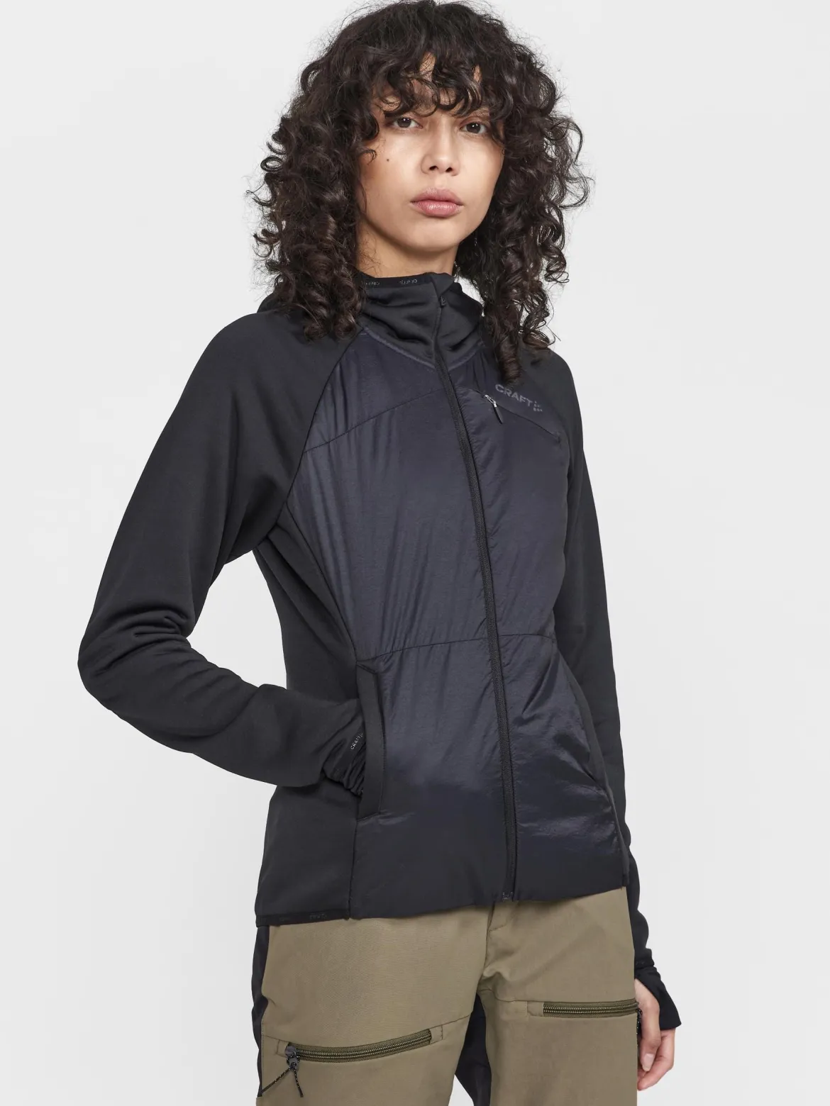 Women's ADV Hybrid Midlayer - Black