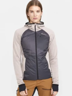 Women's ADV Hybrid Midlayer - CLAY-BLACK