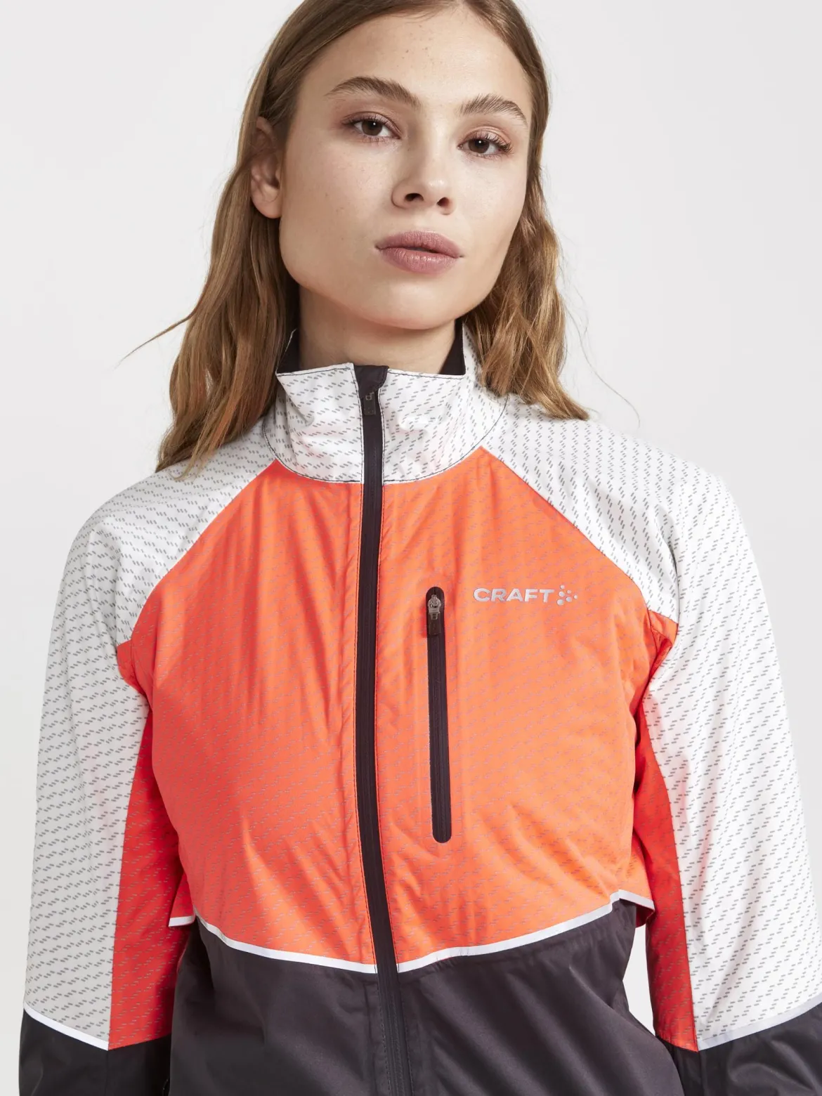 Women's ADV Hydro Lumen Cycling Jacket - SHOCK-ASH WHITE