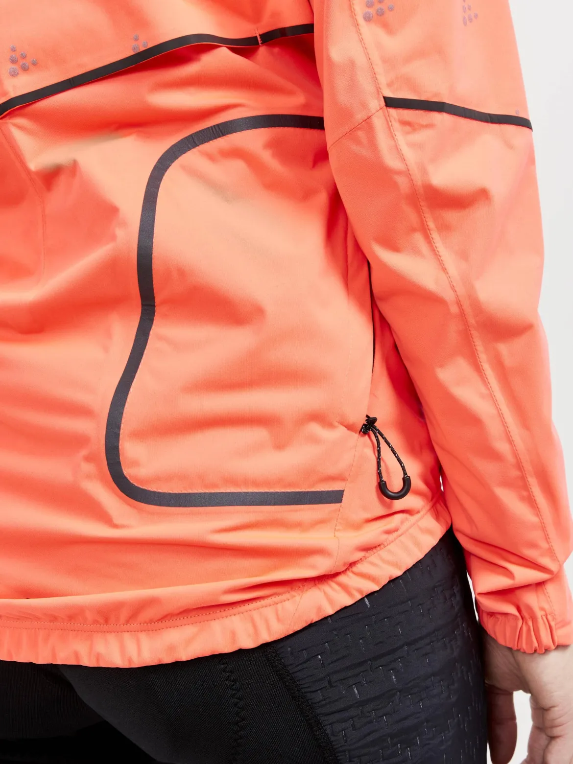 Women's ADV Hydro Lumen Cycling Jacket - SHOCK-ASH WHITE