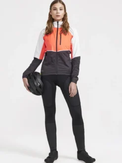 Women's ADV Hydro Lumen Cycling Jacket - SHOCK-ASH WHITE