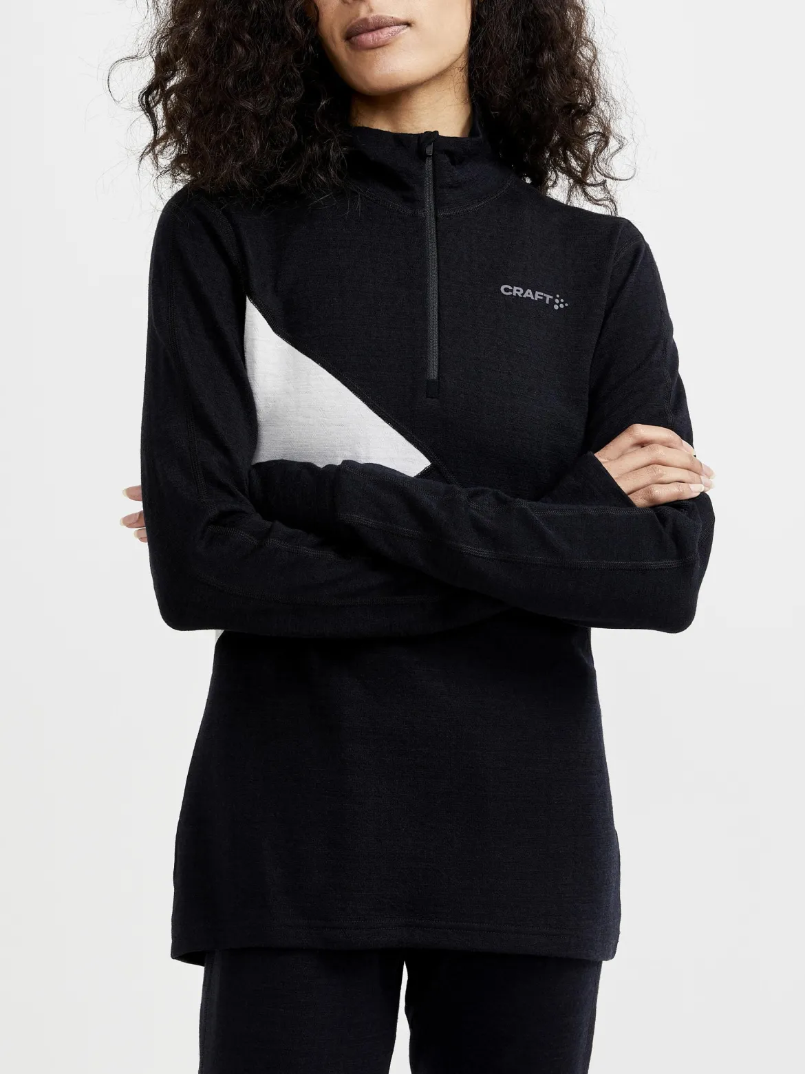 Women's ADV Nordic Wool Baselayer - BLACK/ASH