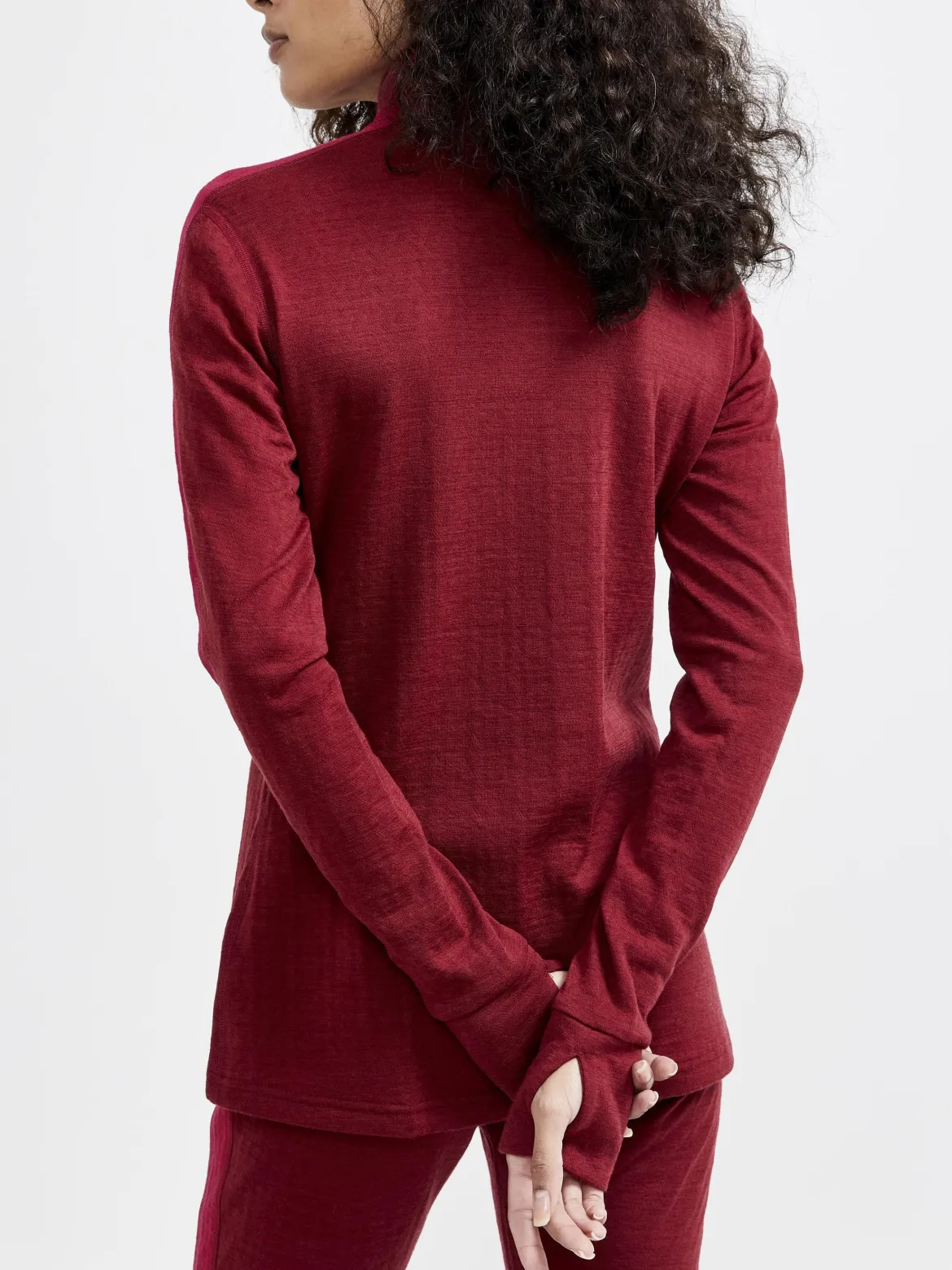 Women's ADV Nordic Wool Baselayer - RHUBARB-MACHINE