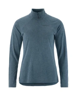 Women's ADV SubZ Wool Longsleeve Tee 3 - ENSIGN/MELANGE