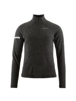 Women's ADV SubZ Wool Longsleeve Tee 3 - Black Melange