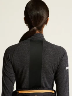 Women's ADV SubZ Wool Longsleeve Tee 3 - Black Melange
