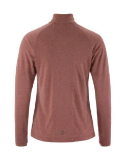 Women's ADV SubZ Wool Longsleeve Tee 3 - ROSE BROWN/MELANGE