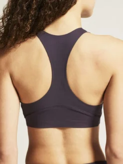 Women's Collective Padded Sports Bra - DK PLUM