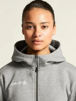 Women's Community 2.0 Logo Full-Zip Hoodie - GREY MELANGE