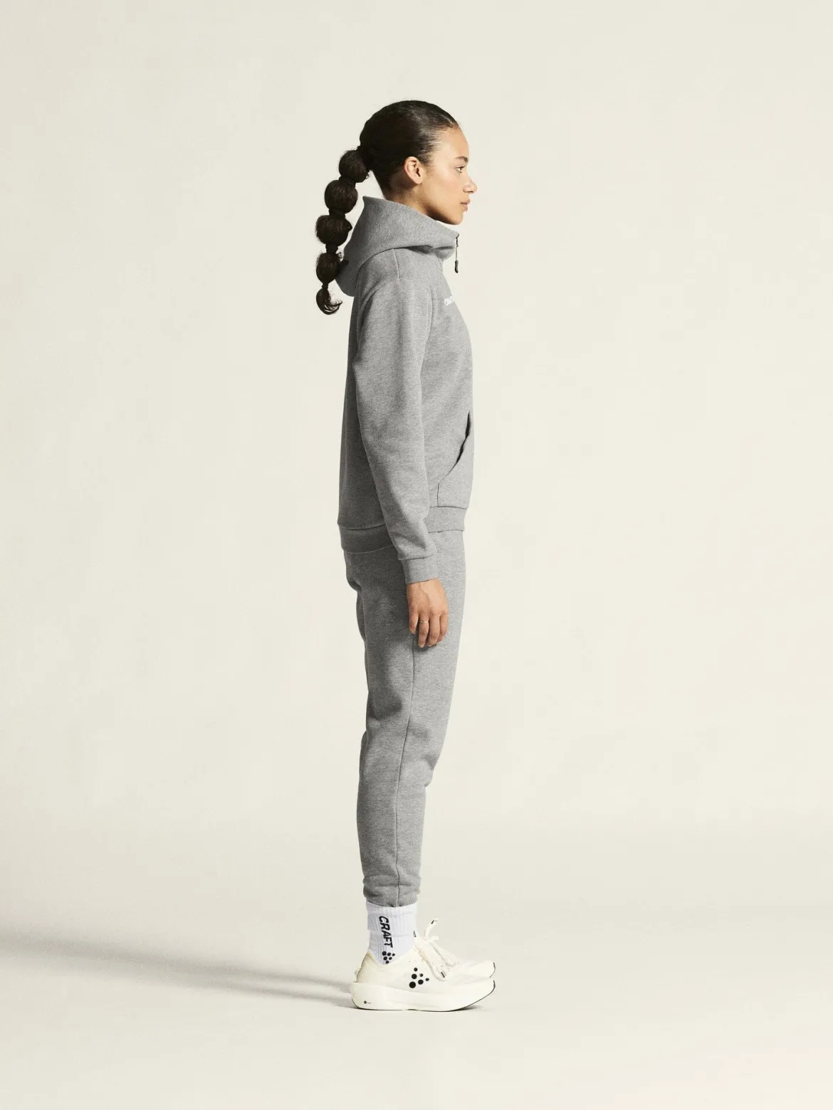 Women's Community 2.0 Logo Full-Zip Hoodie - GREY MELANGE