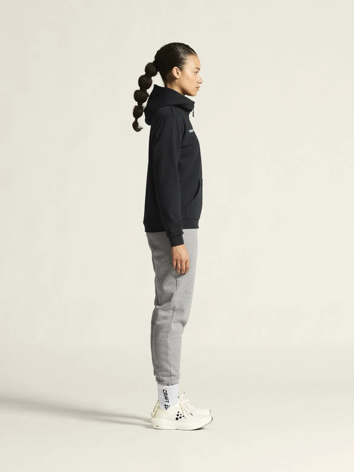 Women's Community 2.0 Logo Full-Zip Hoodie - Black